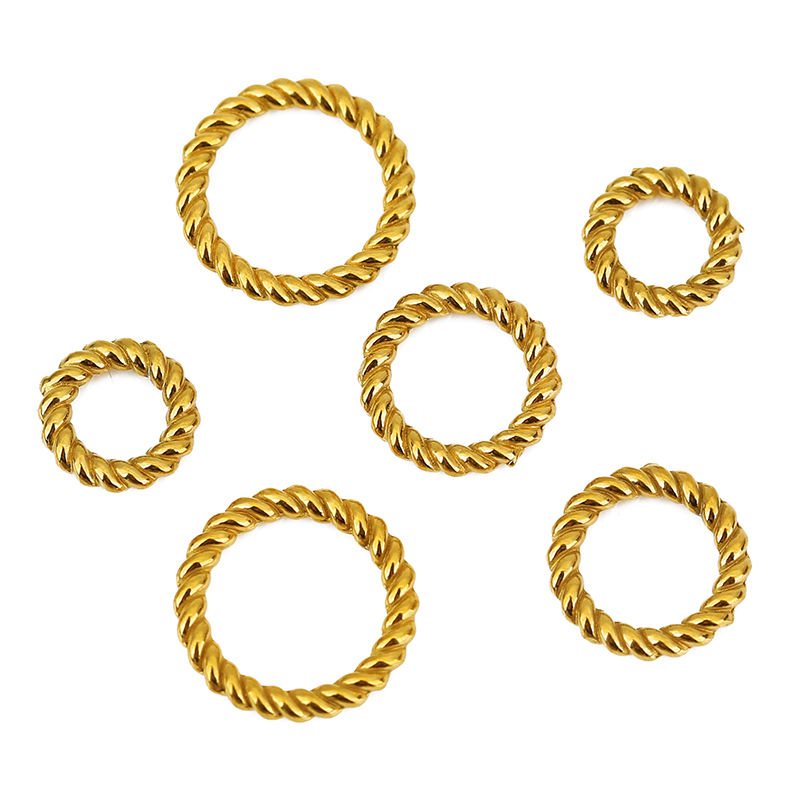 Coupling 8Mm - 10 stuks PVD nooit vervagen roestvrij