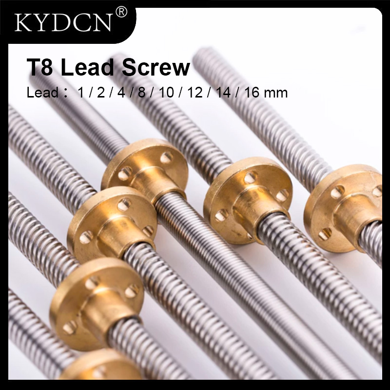 Lead Screw 8Mm - T8 Loodschroef Roestvrijstalen Trapeziumvormige Schroef 1000mm