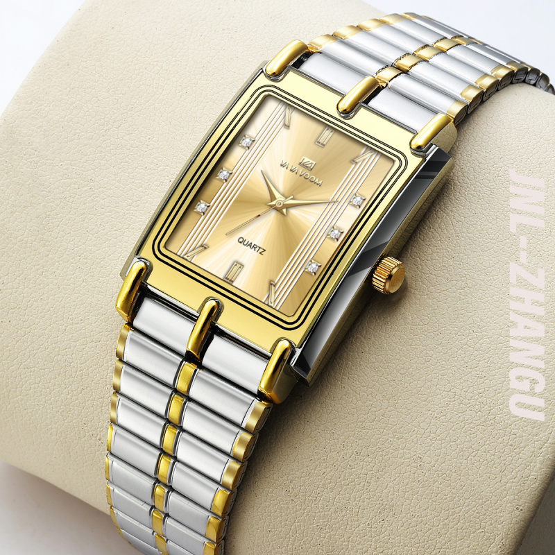 Coupling 8Mm - Nieuw design luxe gepaarde roestvrijstalen band