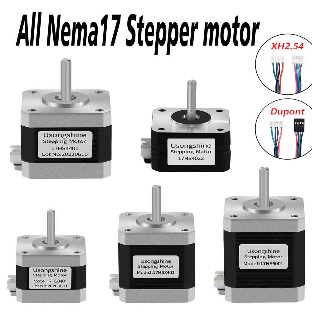 Nema 17 Stepper - Usongshine Alle Nema17 Stappenmotor 17HS4401 42Motor