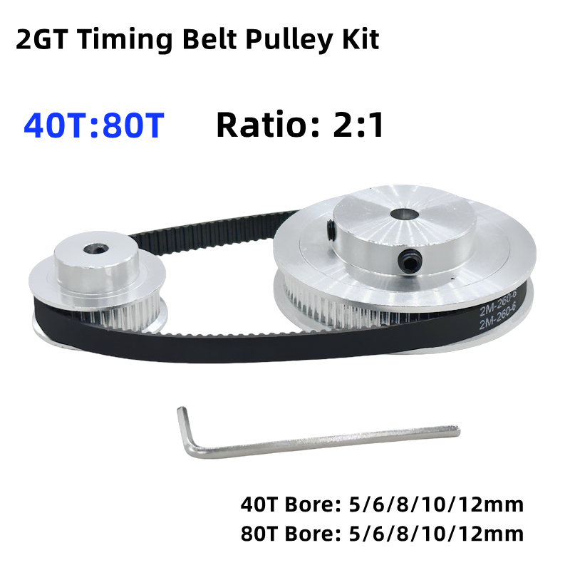 Gt2 Pulley - 2GT 2M 80 Tanden 40T GT2