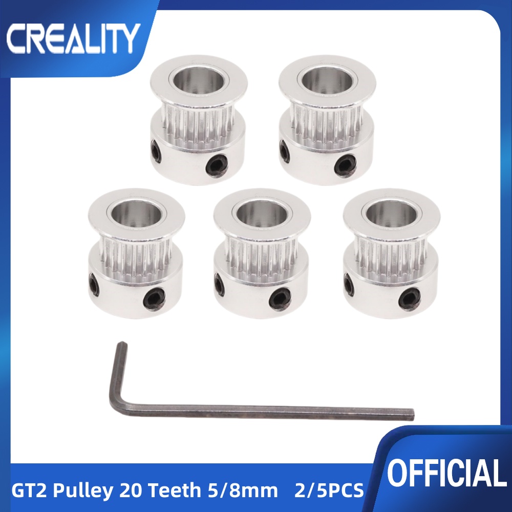 Gt2 Pulley - 2/5 Stuks Gt2 Katrol 20 Tanden