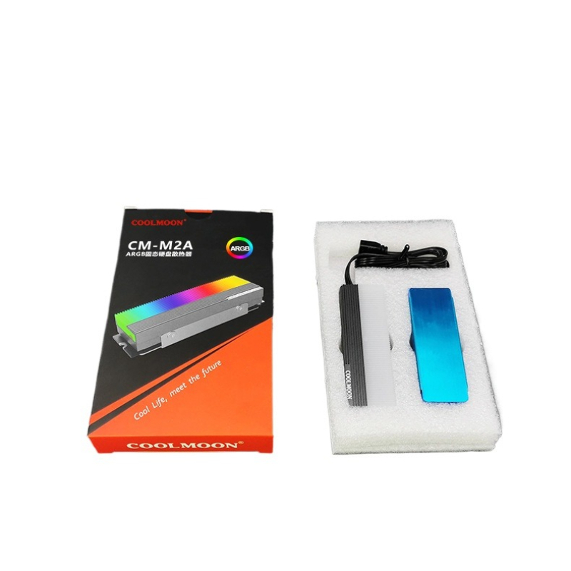 Aluminium Extrusion - 5V ARGB M.2 2280 SSD Volledig