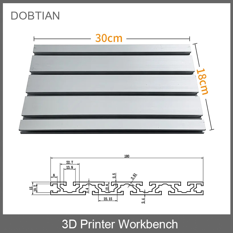 3018 Aluminium Cnc - 1PC 15180 Aluminium Profiel Extrusie CNC