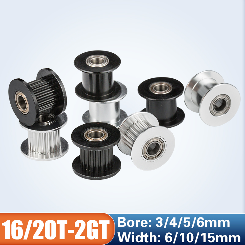 Gt2 Pulley - GT2 Rondsel Timing Katrol 16-Tand 20-Tanden