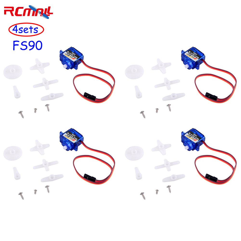 Servo 9G - 4 Sets Feetech Fs90 9G Micro