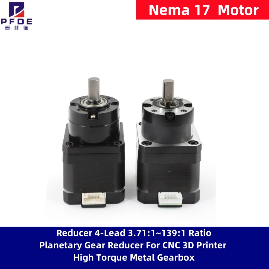Nema 17 Stepper - NIEUWE Nema 17 Stappenmotor Reducer 4-Lead