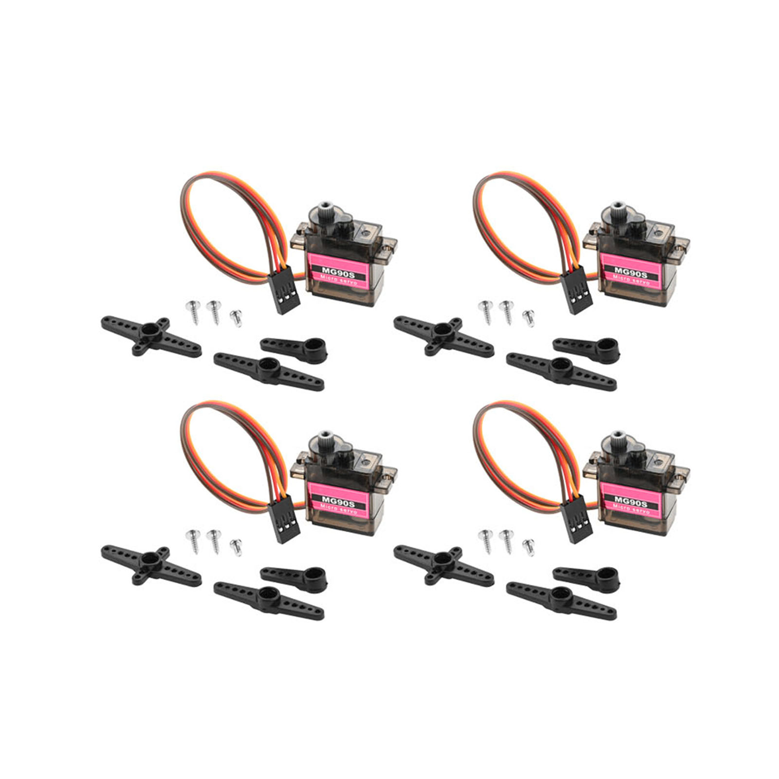 Servo 9G - 4 stuks Micro Servo Metal Gear