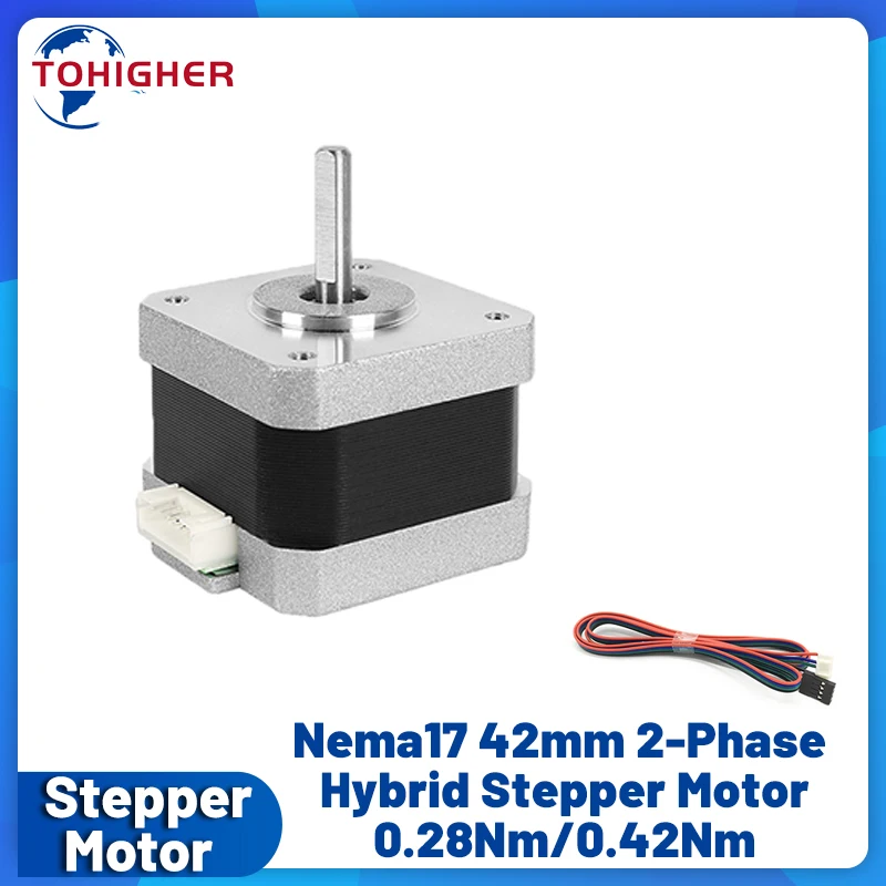 Nema 17 Stepper - Nema17 Stappenmotor 42 Motor 4-Lead 0.28Nm/0.42/0.56Nm/0.7Nm