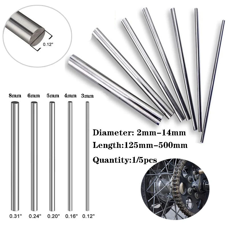 Linear Rod 8Mm - 1 ~ 5 stuks roestvrijstalen staaf
