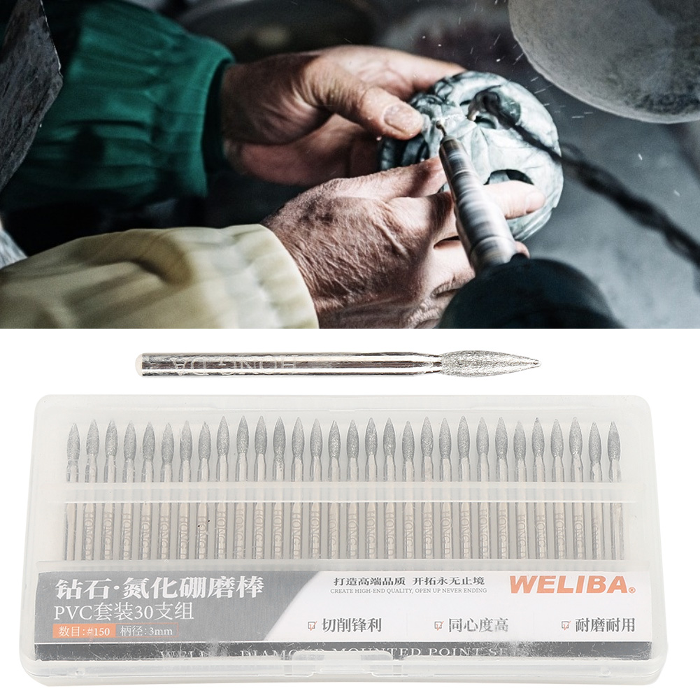 30pcs 150Grit Tip Diamant Slij - Cnc Bits recensie en prijs