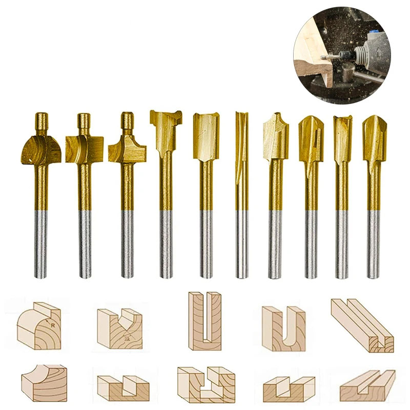 Houtbewerkingsfrees HSS frees  - End Mill Set recensie en prijs