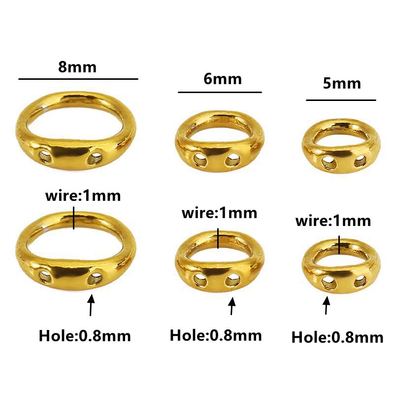 30 stuks 5/6/8mm RVS kralenben - Coupling 8Mm recensie en prijs
