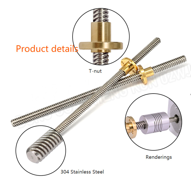 T8 trapeziumvormige schroef me - Lead Screw 8Mm recensie en prijs