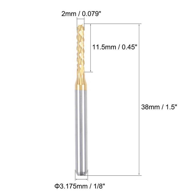 10 STKS Titanium Coat Carbide  - End Mill recensie en prijs