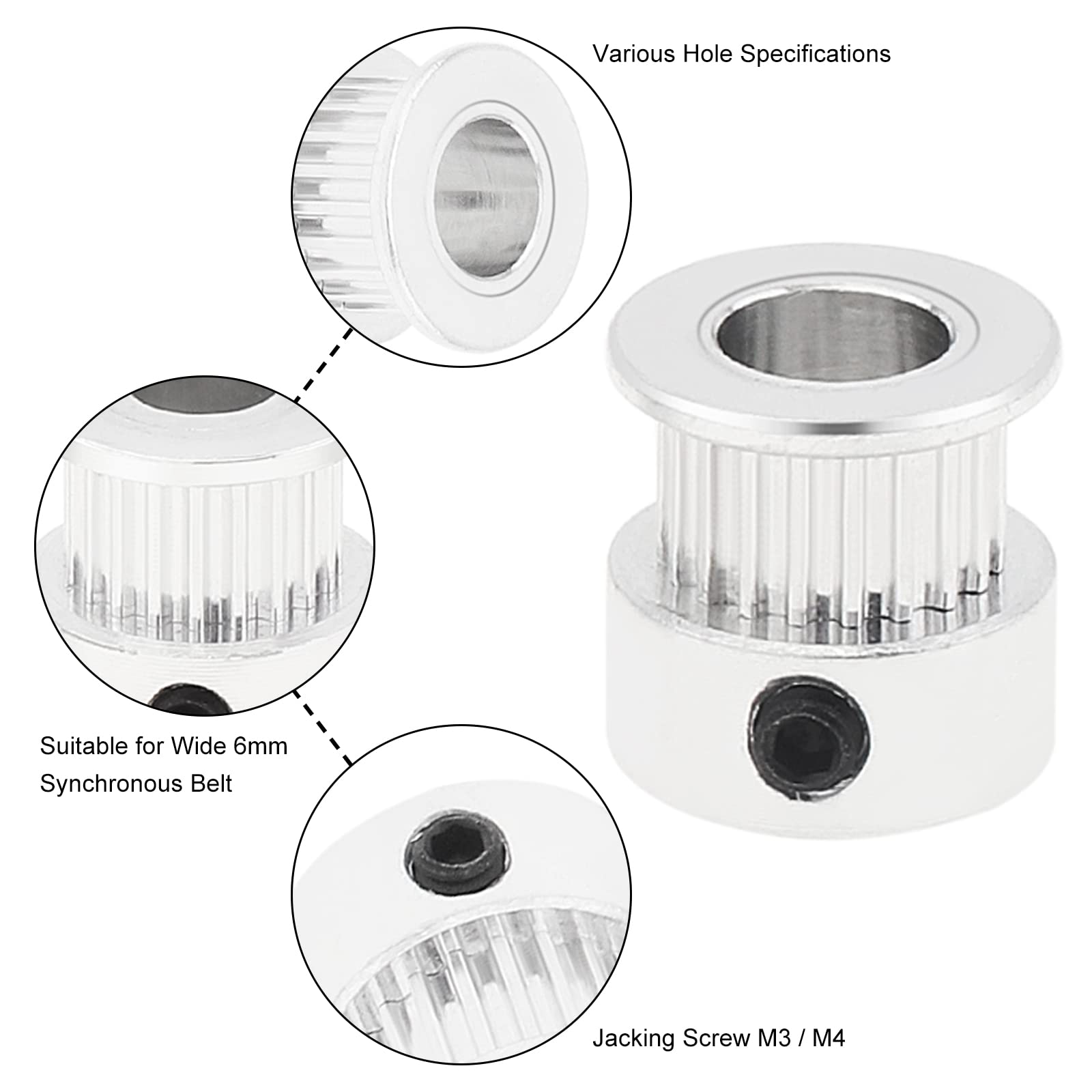 2/5 Stuks Gt2 Katrol 20 Tanden - Gt2 Pulley recensie en prijs
