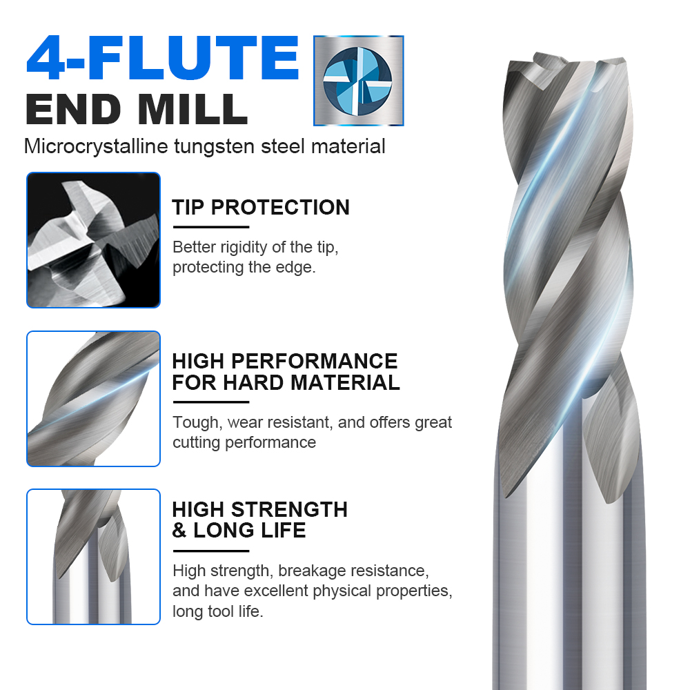 CMCP 1.5-13mm 4 Fluit HSS End  - End Mill Set recensie en prijs
