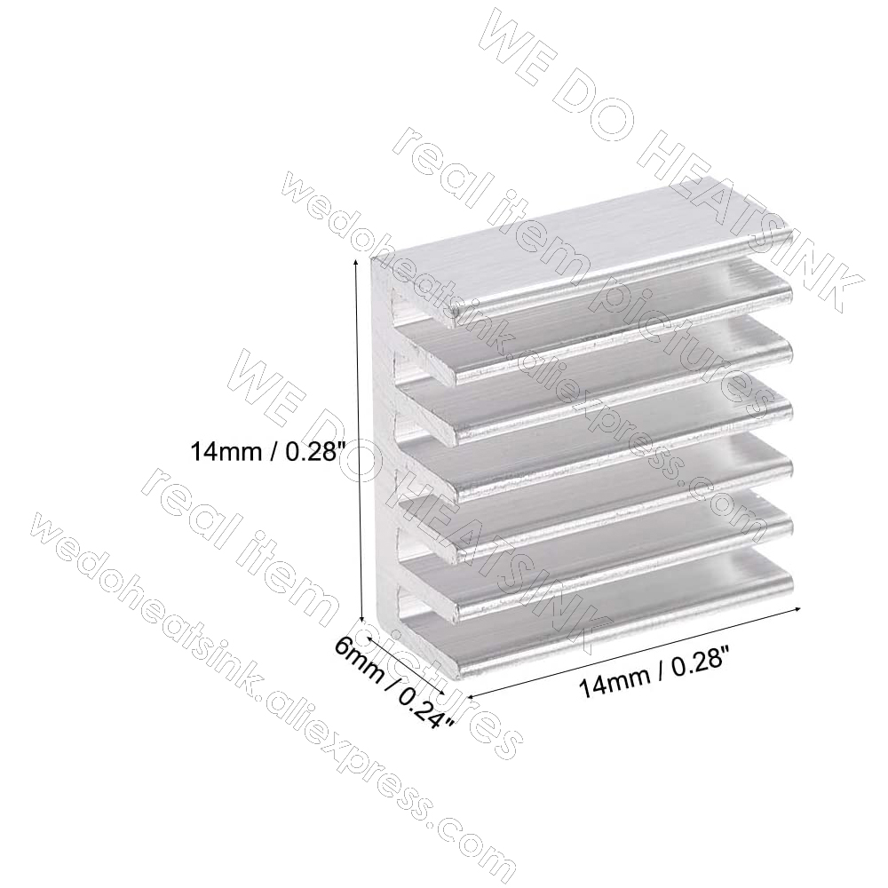 We Doen Heatsink 100 Pcs 14X14 - Aluminium Extrusion recensie en prijs