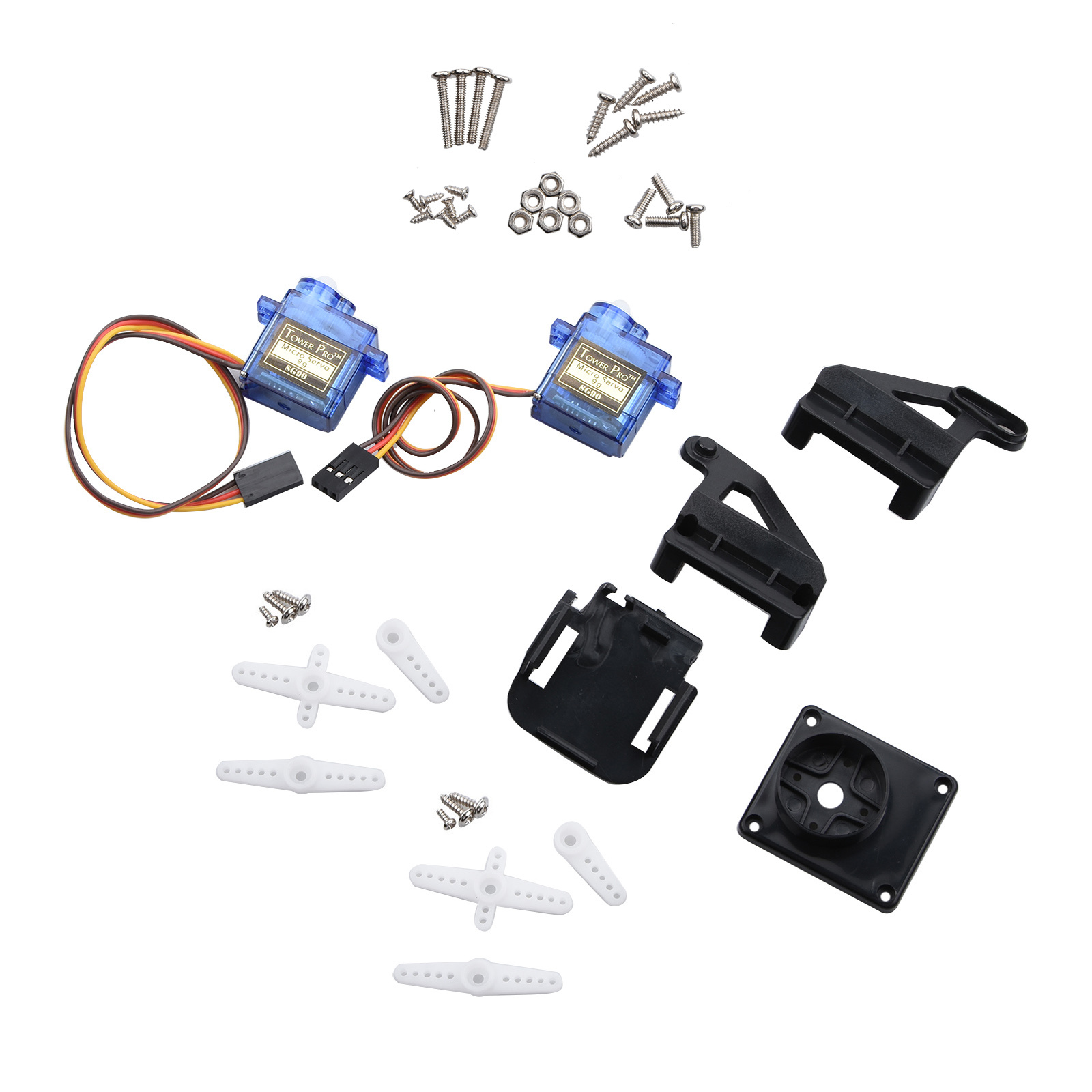 FPV Nylon Dual-Axis Servo Gimb - Servo 9G recensie en prijs