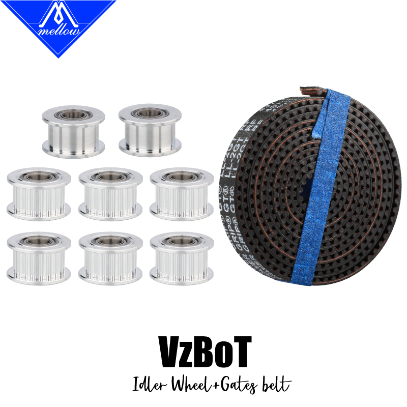Mellow 1Set Aluminium GT2 Rond - Gt2 Pulley recensie en prijs