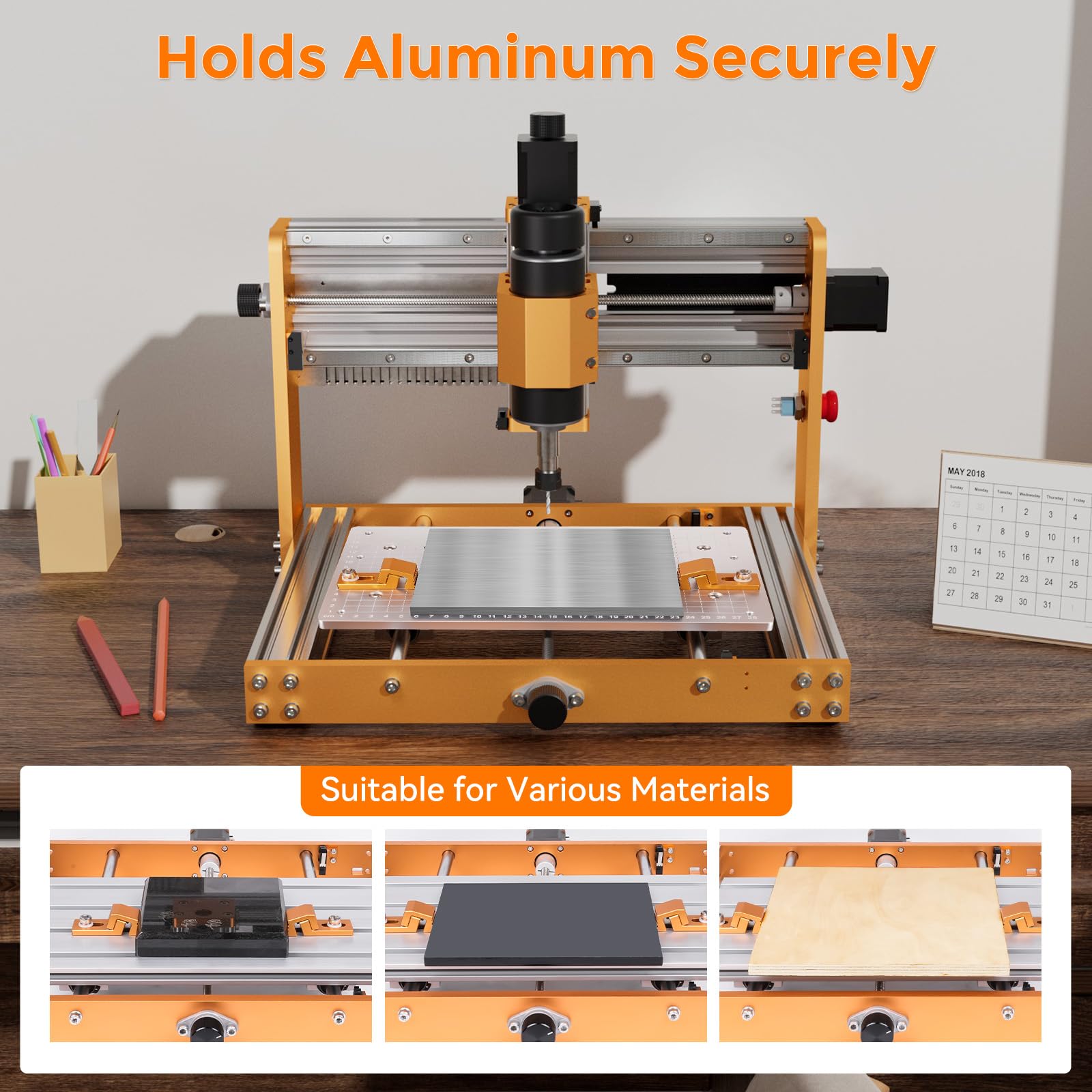 CNC-zijde vaste T-track en gep - 3018 Aluminium Cnc recensie en prijs
