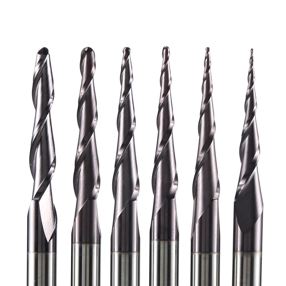 1 stks Vhm Gecoat Taper Kogelf - End Mill Set recensie en prijs